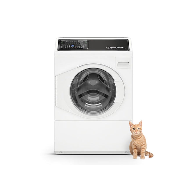 Speed Queen FF7 White Front Load Washer with Pet Plus™ | Sanitize | Fast Cycle Times | Dynamic Balancing | 5-Year Warranty FF7011WN