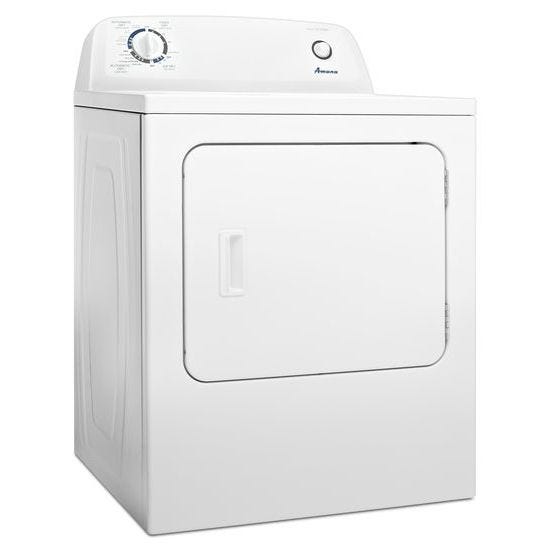 Amana 6.5 cu. ft. Top-Load Electric Dryer with Automatic Dryness Control NED4655EW