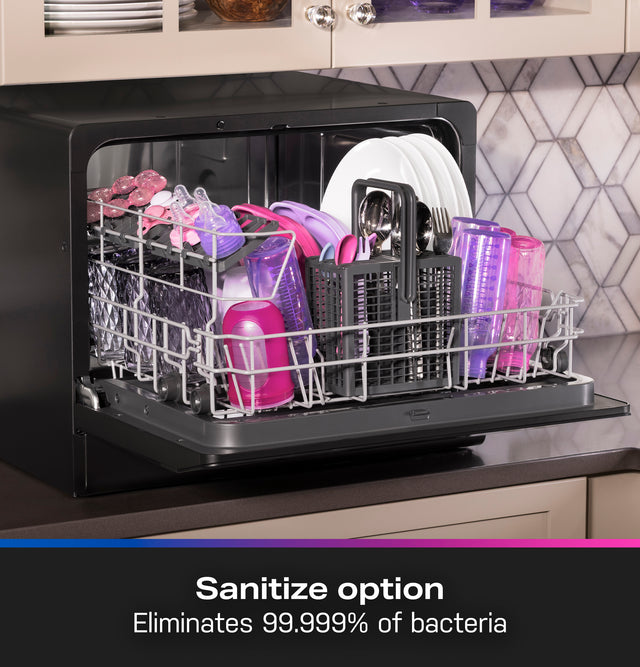 GE Profile™ ENERGY STAR® Smart Compact Dishwasher for Countertop or Built-In PZF560HGWBB