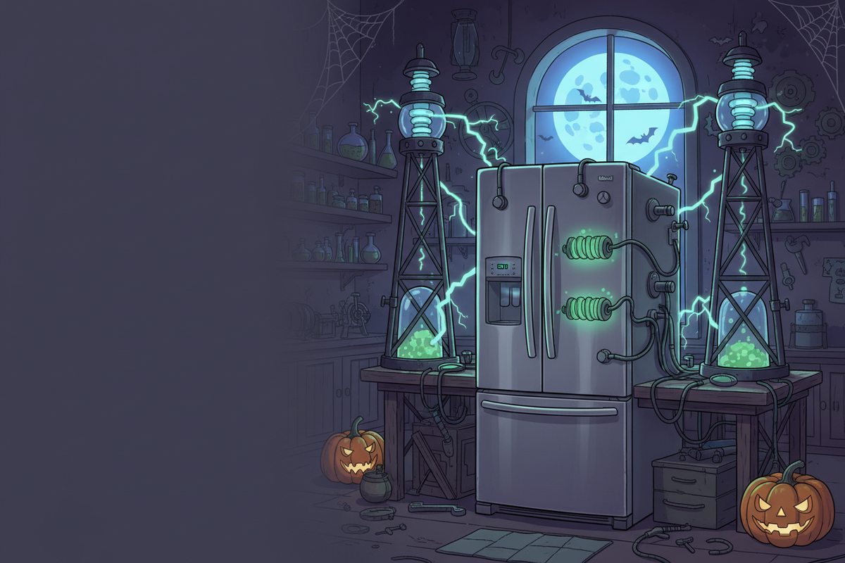 Frankenstein-inspired new appliance hero concept