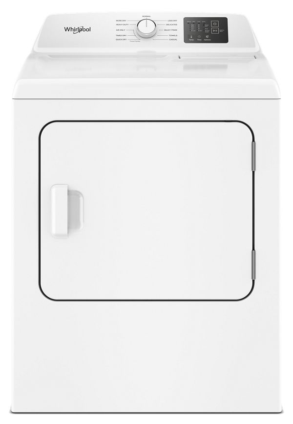 Whirlpool 7.0 cu. ft. Electric Long Vent Dryer with AutoSensing - Vented Top Load Matching WED4105LSW