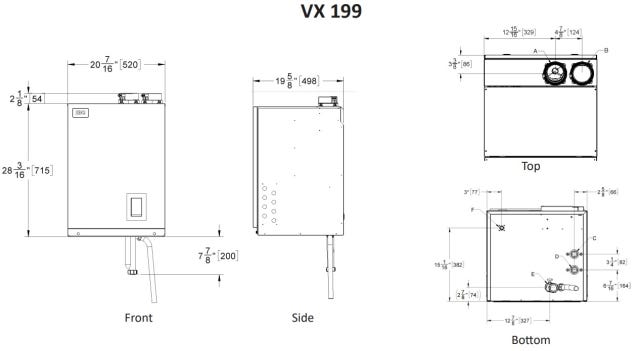 IBC 96% 199MBTUH EFFICENCY RESIDENTIAL BOILER IBCVX199