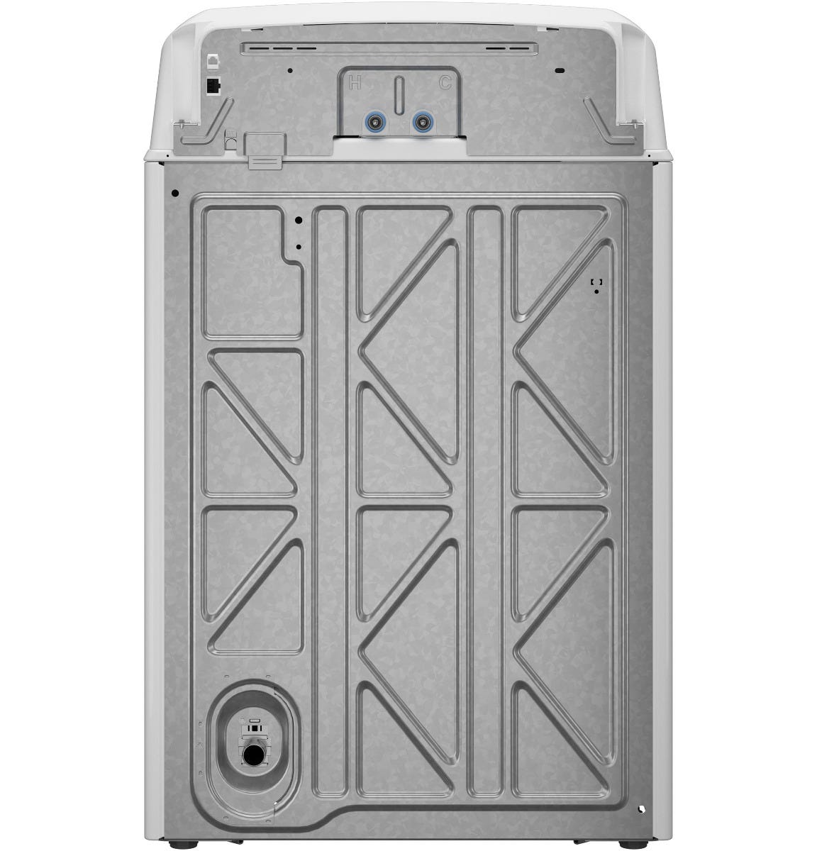 Hotpoint 4.0 cu. ft. Capacity Washer with Stainless Steel Basket, Cold Plus and Water Level Control HTW265ASWWW