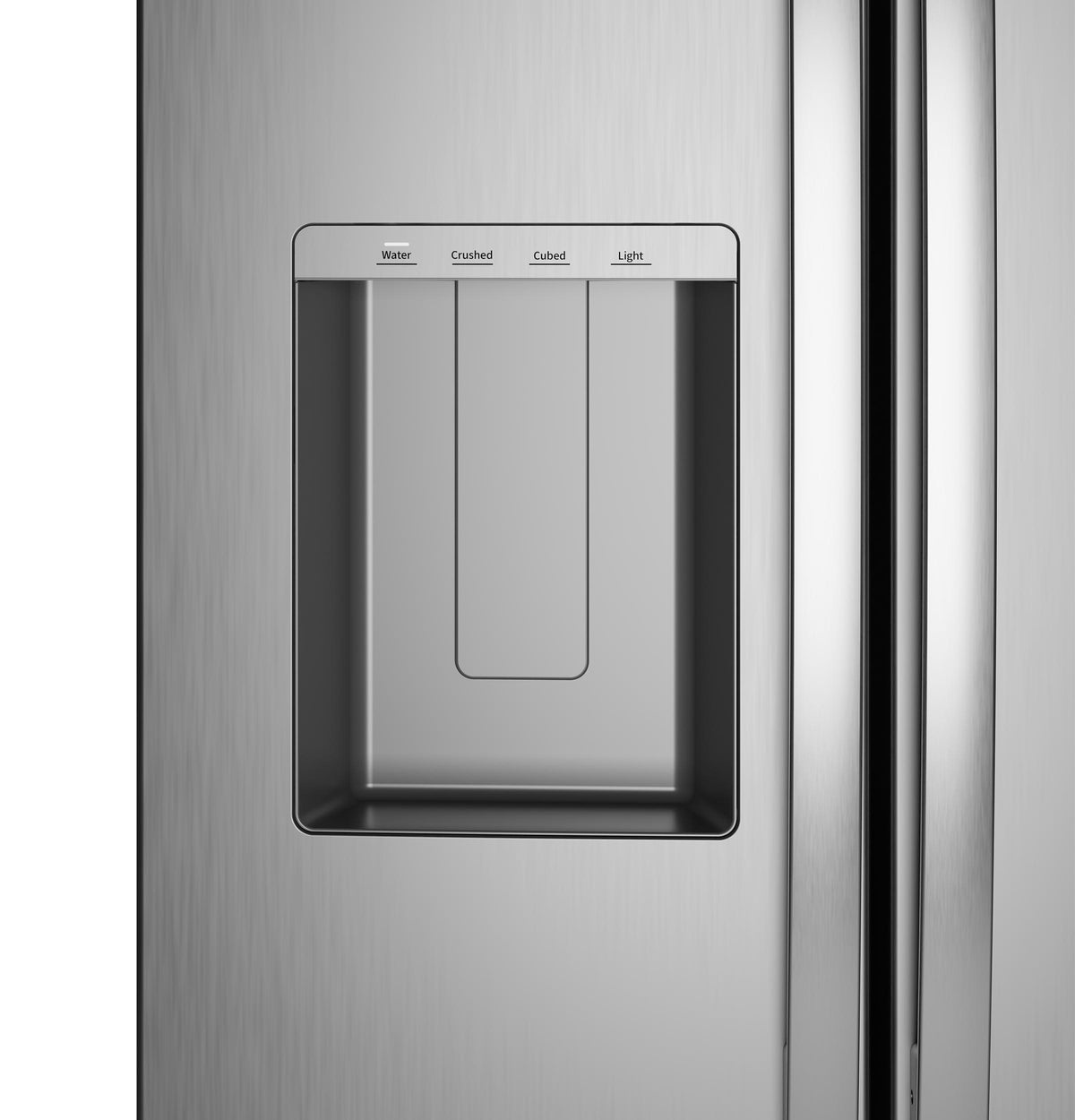 GE® 27.9 Cu. Ft. Side-By-Side Refrigerator with Extra Tall Dispenser and In-Door Icemaker GSS28NYYFS