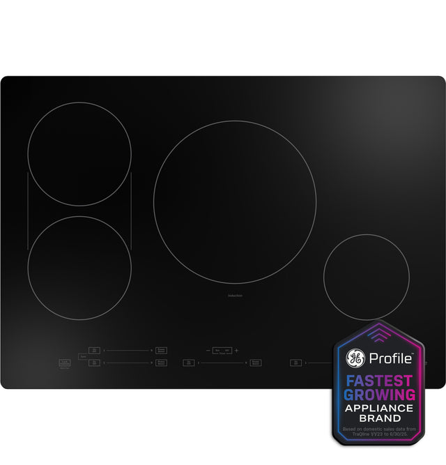 GE Profile™ ENERGY STAR® 30" Built-In Touch Control Induction Cooktop PHP6030DWBB