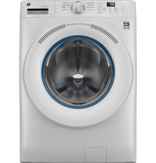 GE® ENERGY STAR® 4.6 cu. ft. Capacity Smart Front Load Washer with UltraFresh Vent System with OdorBlock™ GFW350SSYWW