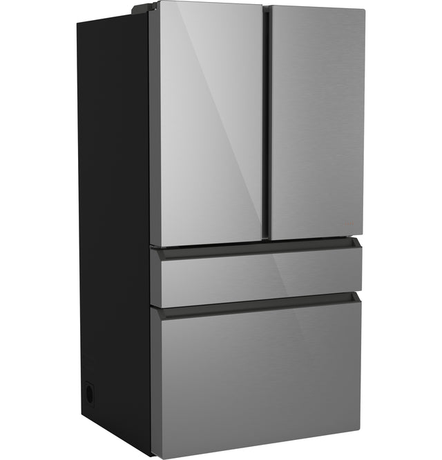 Café ENERGY STAR 29 Cu. Ft. Smart 4-Door French-Door Refrigerator in Platinum Glass CGE29DM5TS5