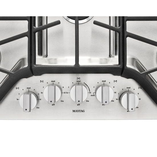 Maytag® 36-inch 5-burner Gas Cooktop with Power™ Burner MGC7536DS