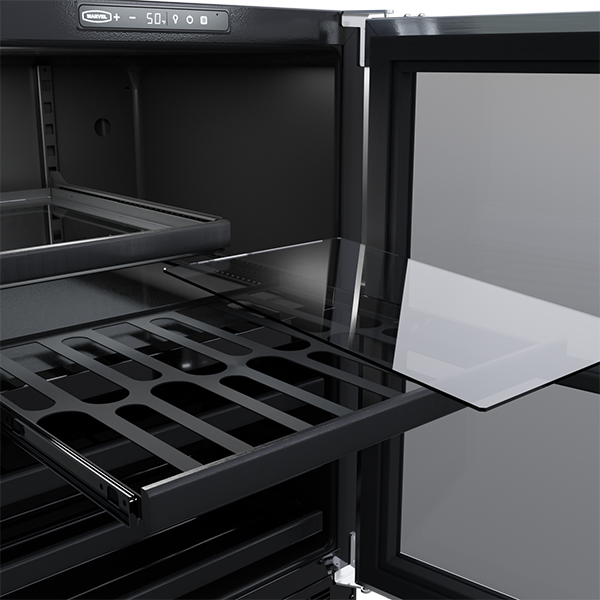 Marvel 24-IN BUILT-IN DUAL ZONE WINE AND BEVERAGE CENTER MLBD224SG01A