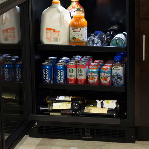 Marvel 24-IN BUILT-IN BEVERAGE CENTER WITH 3-IN-1 CONVERTIBLE SHELVES MLBV224SG01A