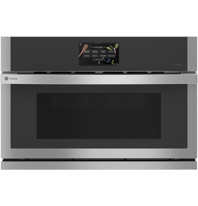 GE Profile™ 30" Built-In Microwave/Convection Oven PWB7030SVSS