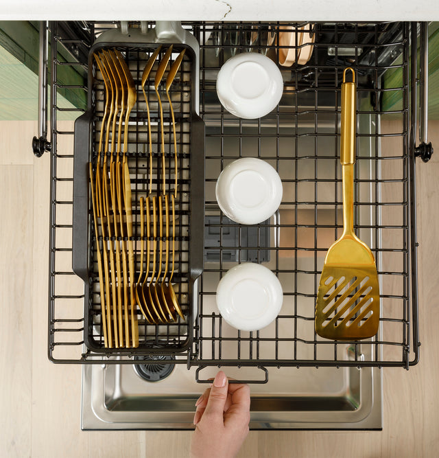 Café™ Smart Stainless Steel Interior Dishwasher with Sanitize and Ultra Wash & Dual Convection Ultra Dry CDT858P4VW2