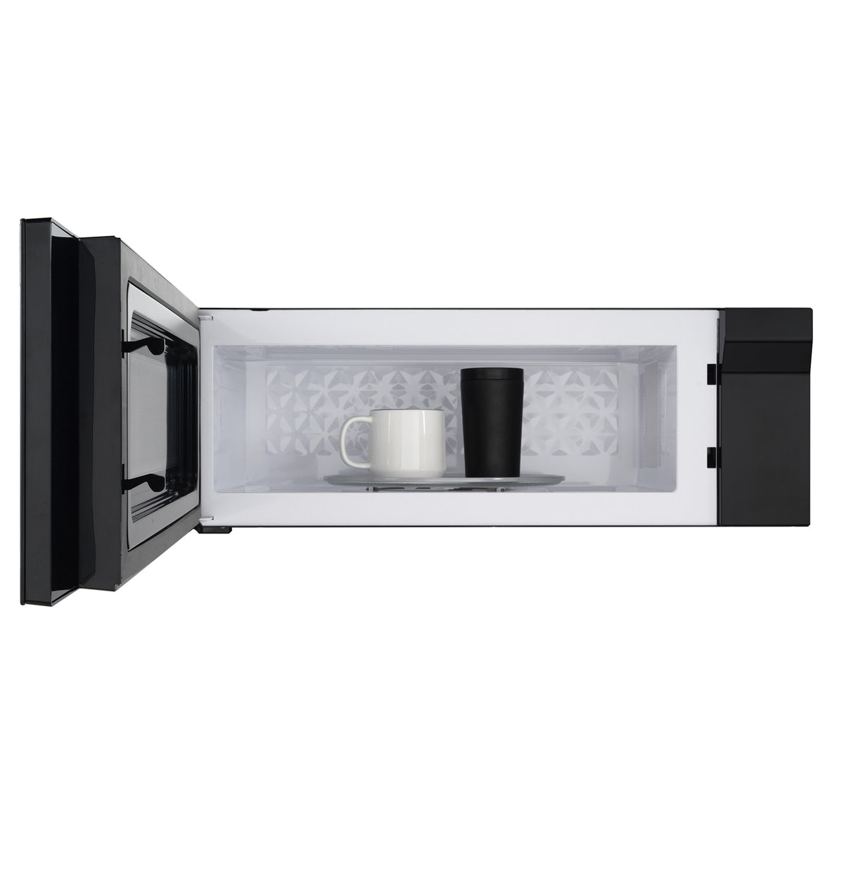 GE Profile 1.2 Cu. Ft. Over-the-Range Low Profile Sensor Microwave Oven UVM9125DYBB