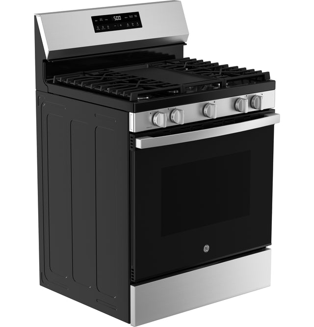 GE® 30" Free-Standing Gas Range with Crisp Mode GGF500SVSS