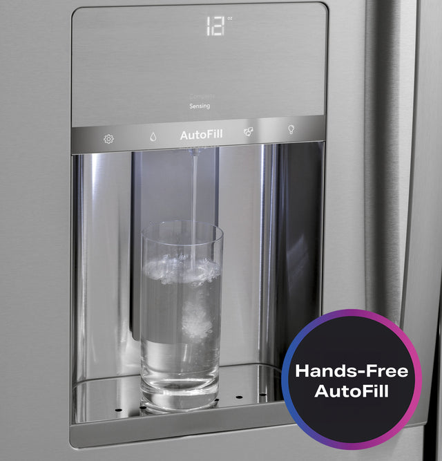 GE Profile™ 22.4 Cu. Ft. Smart Counter-Depth Fingerprint Resistant 4-Door French-Door Refrigerator with Door In Door PXD22BYPFS