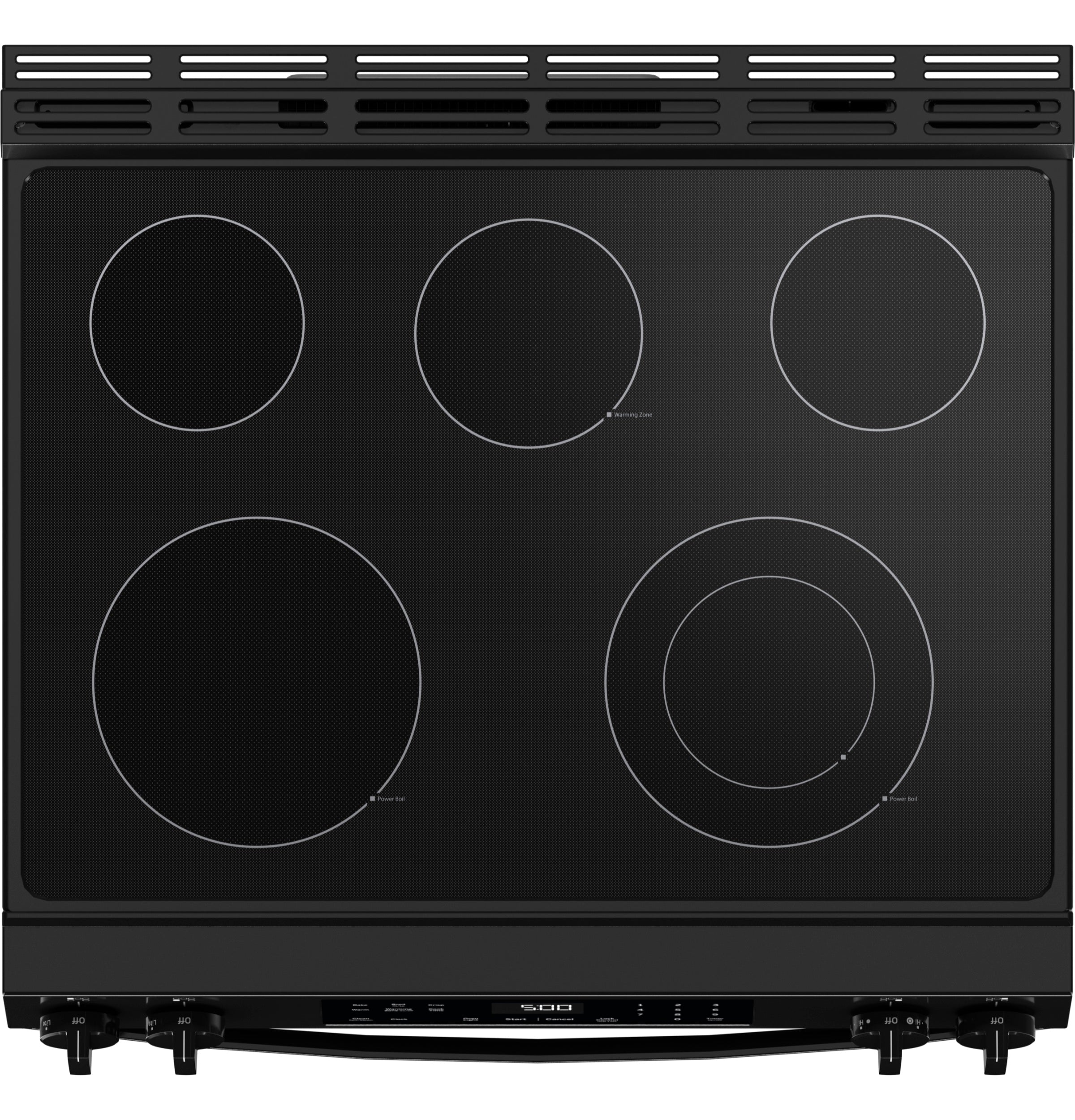 GE® 30" Slide-In Electric Range GRS500PVBB