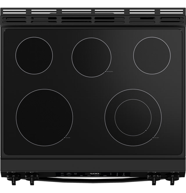 GE® 30" Slide-In Electric Range GRS500PVBB