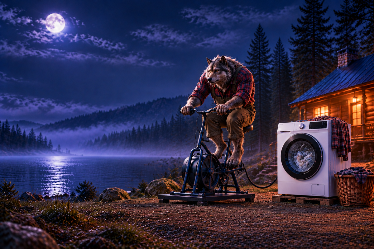 Panoramic-safe werewolf generator banner