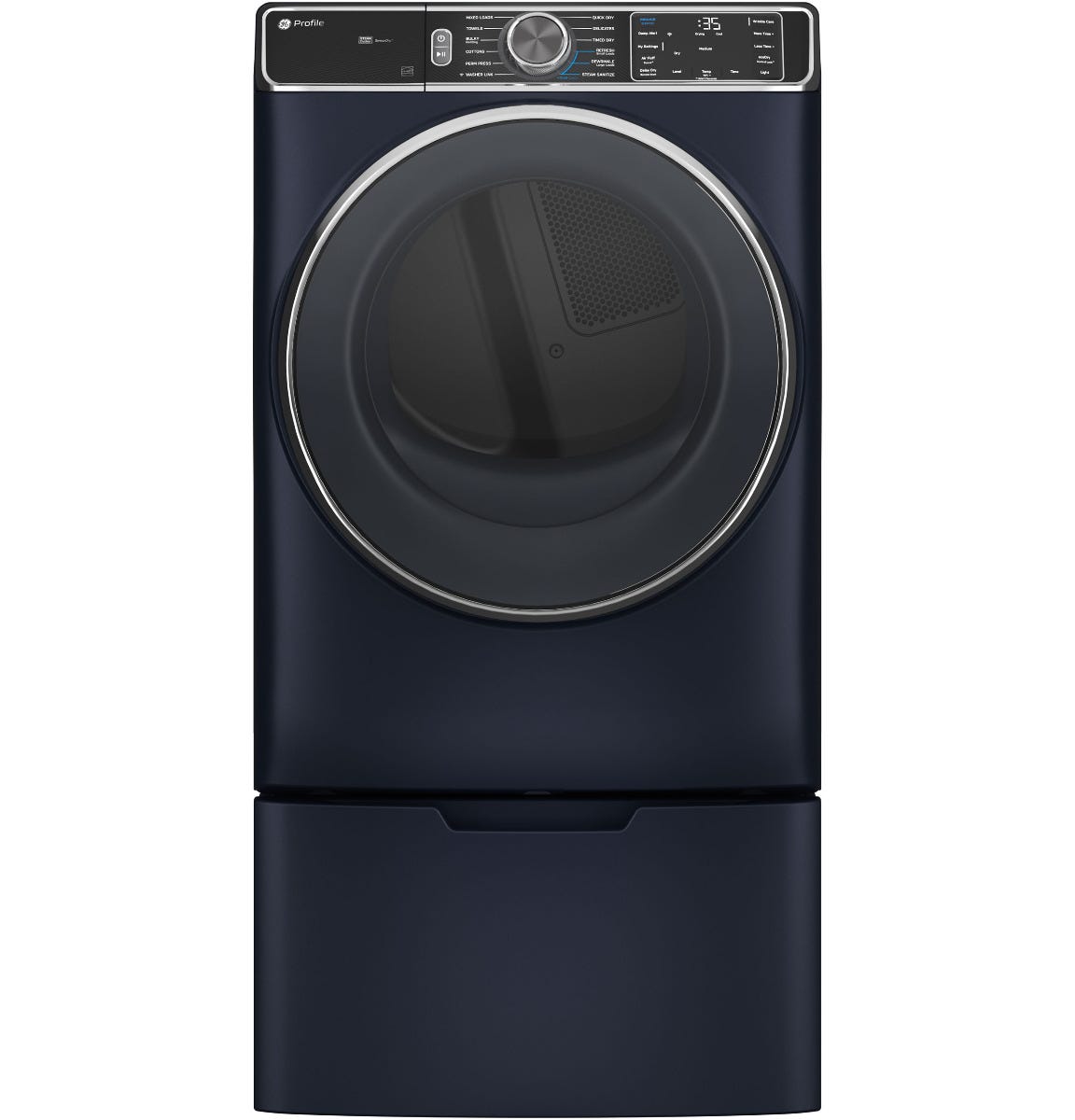 GE Profile 7.8 cu. ft. Capacity Smart Front Load Electric Dryer with Steam and Sanitize Cycle PFD87ESPVRS