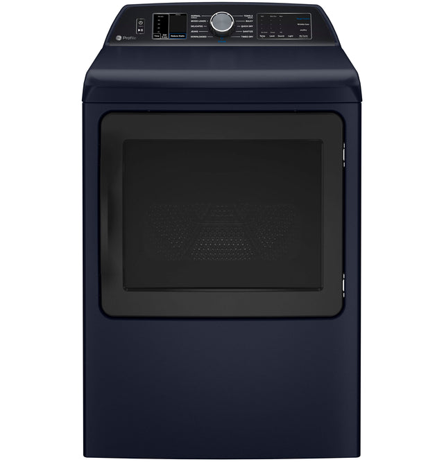 GE Profile™ ENERGY STAR® 7.3 cu. ft. Capacity Smart Gas Dryer with Steam and Washer Link PTD80GBPTRS