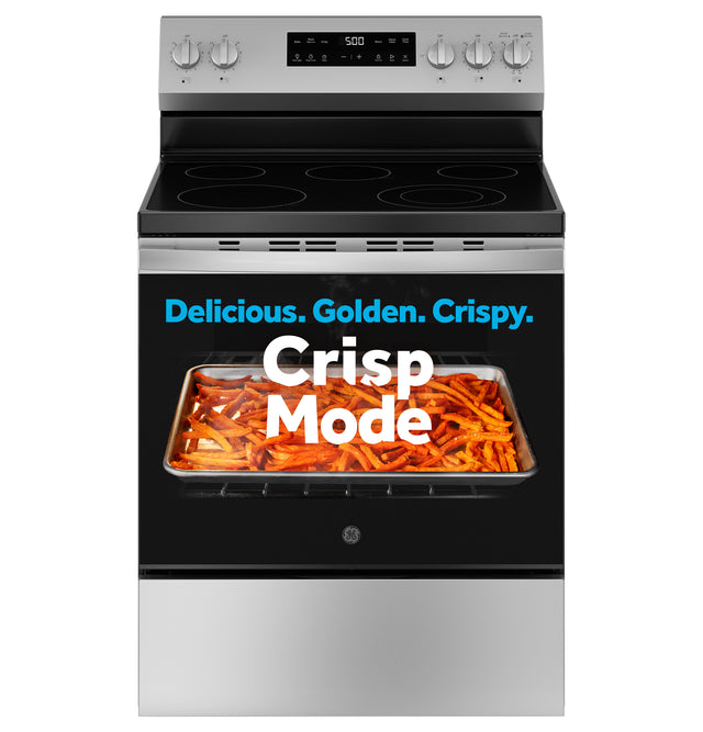 GE® ENERGY STAR® 30" Free-Standing Electric Range with Crisp Mode GRF500SVSS