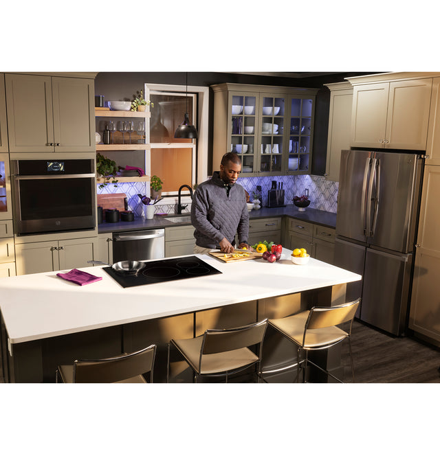 GE Profile™ ENERGY STAR® 30" Built-In Touch Control Induction Cooktop PHP6030DWBB