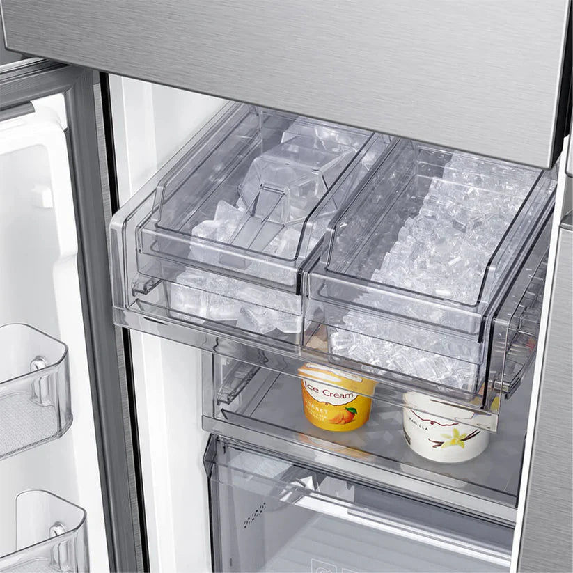 Samsung - 23 Cu. Ft. Counter Depth 4-Door French Door Refrigerator RF23B7671SR/AA