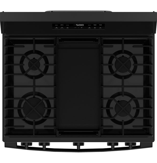 GE® 30" Free-Standing Gas Range with Crisp Mode GGF500SVBB