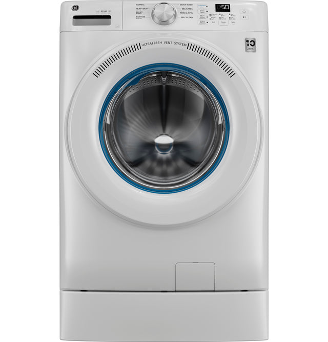 GE® ENERGY STAR® 4.6 cu. ft. Capacity Smart Front Load Washer with UltraFresh Vent System with OdorBlock™ GFW350SSYWW