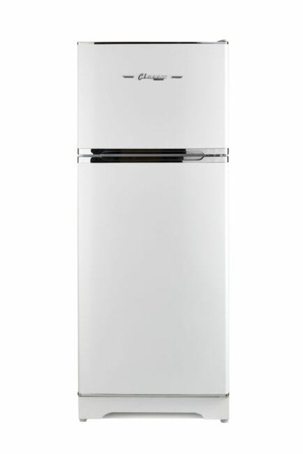 Unique 14 cu/ft Classic Retro Marshmallow White Propane Refrigerator Standard Model UGP-14C CR SM W