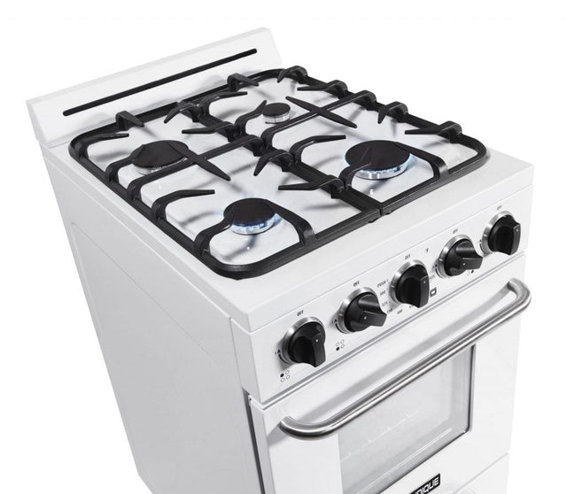 Unique Classic 20' White Off Grid Propane Range UGP-20G OF1 W
