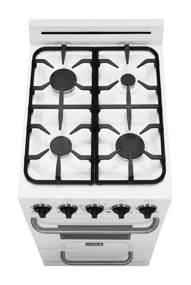 Unique Classic 20' White Off Grid Propane Range UGP-20G OF1 W