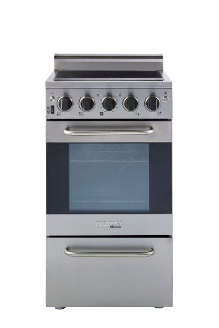 Unique Prestige 20' Stainless Steel Electric Ceramic Top with Electronic ignition UGP-20V EC SS