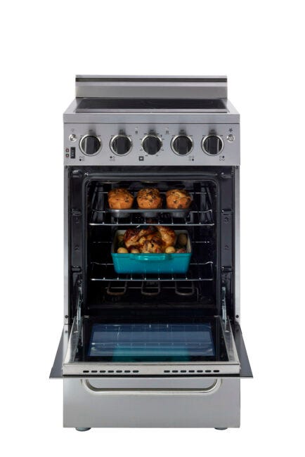 Unique Prestige 20' Stainless Steel Electric Ceramic Top with Electronic ignition UGP-20V EC SS