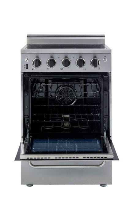 Unique Prestige 24' Stainless Steel Convection Gas Range, Electronic ignition UGP-24V EC S/S