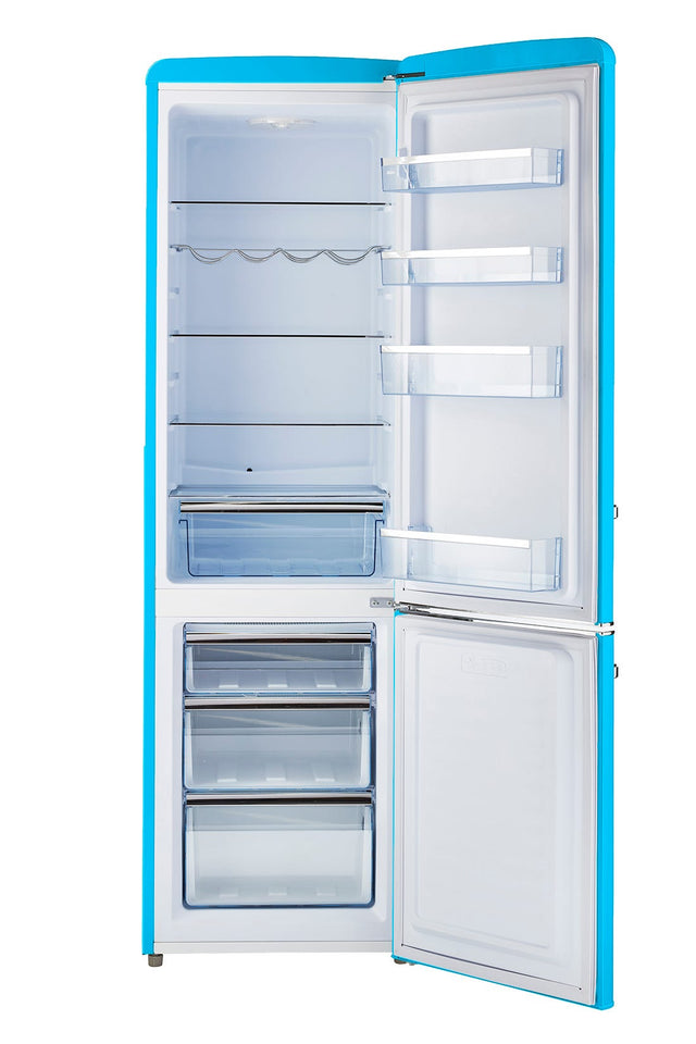 Classic Retro 21.6 in. 8.7 cu. ft. Retro Bottom Freezer Refrigerator in Robin Egg Blue, ENERGY STAR UGP-275L RB AC