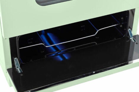 Unique 30' Classic Retro Summer Mint Green Offgrid Range with Large Power burner UGP-30CR OF2 LG