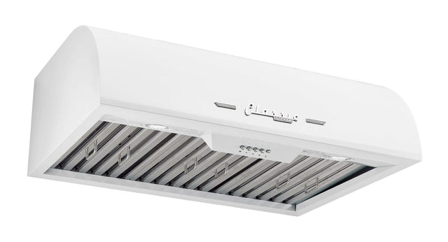 Unique 30' Classic Retro Marshmallow White Range Hood UGP-30CR RH W