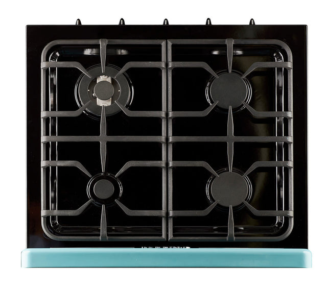Classic Retro 30 -inch Free-Standing Gas Range with Convection Oven in Ocean Mist Turquoise UGP-30CR T