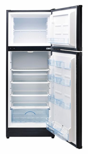 Unique 290 Litre White 12/24 DC Refrigerator/Freezer UGP-290L B