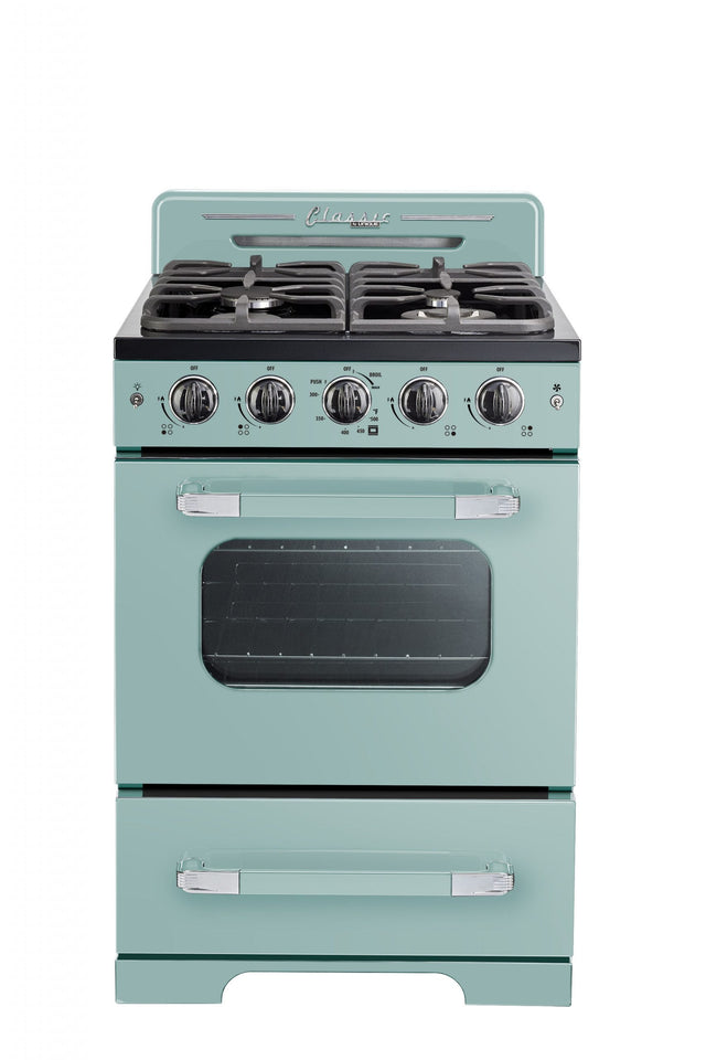 Unique 24' Classic Retro Ocean Mist Turquoise Range UGP-24CR T