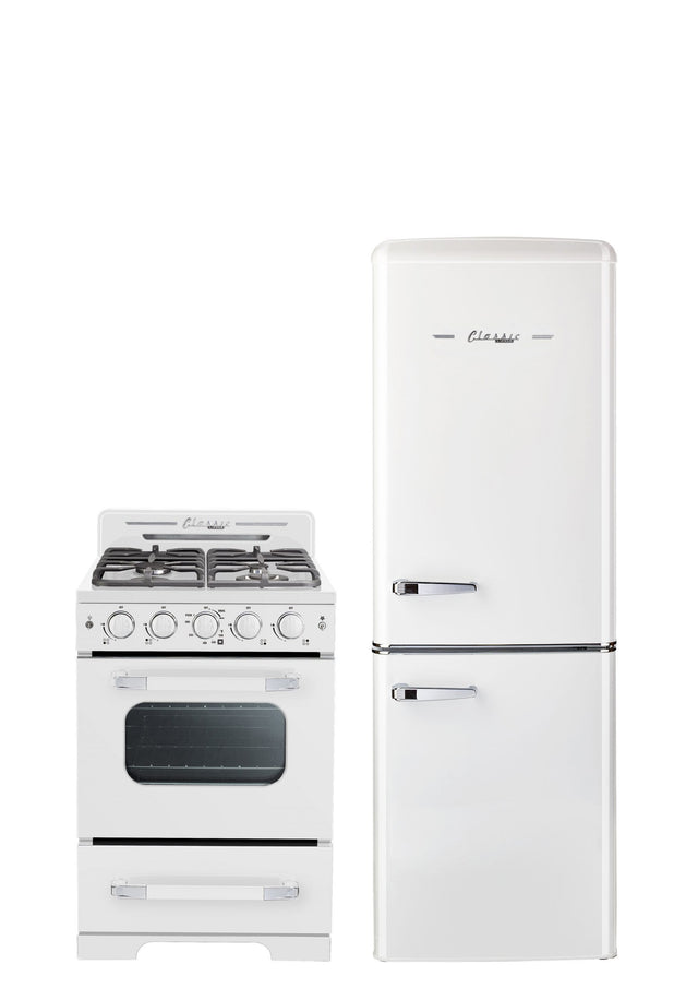 Unique 24' Classic Retro Marshmallow White Range UGP-24CR W