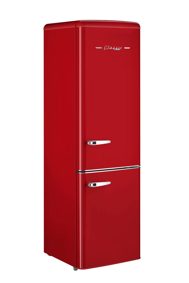 Classic Retro 21.6 in. 8.7 cu. ft. Retro Bottom Freezer Refrigerator in Candy Red, ENERGY STAR UGP-275L R AC