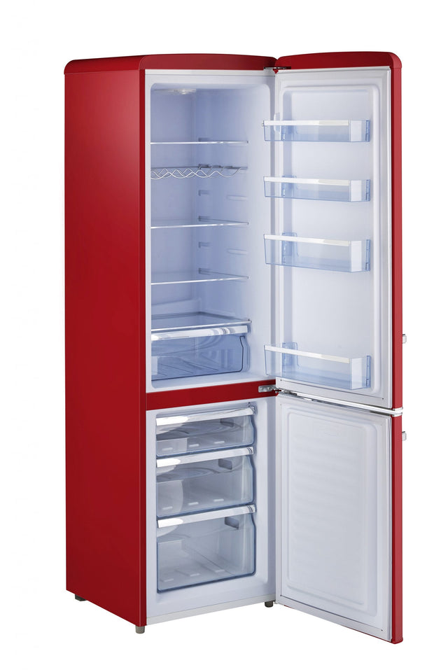 Classic Retro 21.6 in. 8.7 cu. ft. Retro Bottom Freezer Refrigerator in Candy Red, ENERGY STAR UGP-275L R AC