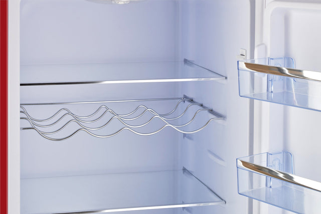 Classic Retro 21.6 in. 8.7 cu. ft. Retro Bottom Freezer Refrigerator in Candy Red, ENERGY STAR UGP-275L R AC