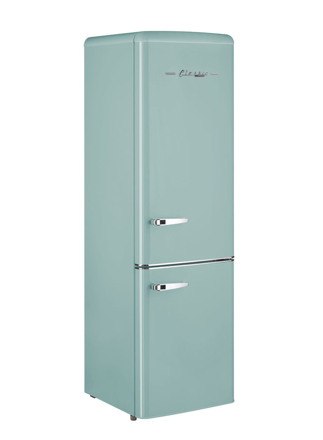 Classic Retro 21.6 in. 8.7 cu. ft. Retro Bottom Freezer Refrigerator in Ocean Mist Turquoise, ENERGY STAR UGP-275L T AC