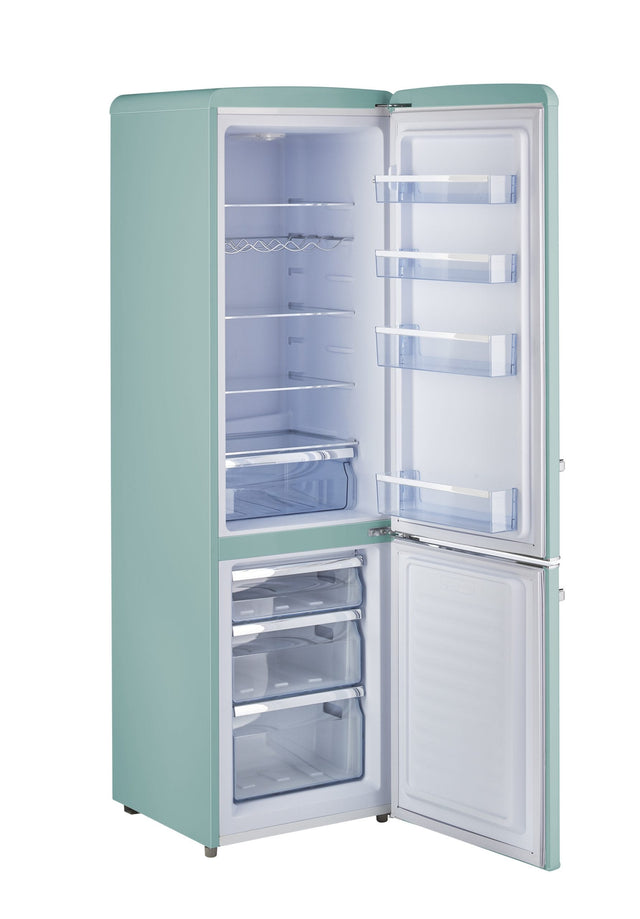 Classic Retro 21.6 in. 8.7 cu. ft. Retro Bottom Freezer Refrigerator in Ocean Mist Turquoise, ENERGY STAR UGP-275L T AC