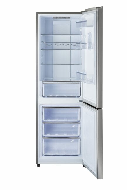 Prestige 23.6 in. 11.7 cu. ft. Frost Free Bottom Freezer Refrigerator in Stainless Steel UGP-328L P S/S