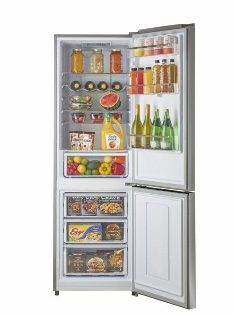 Prestige 23.6 in. 11.7 cu. ft. Frost Free Bottom Freezer Refrigerator in Stainless Steel UGP-328L P S/S