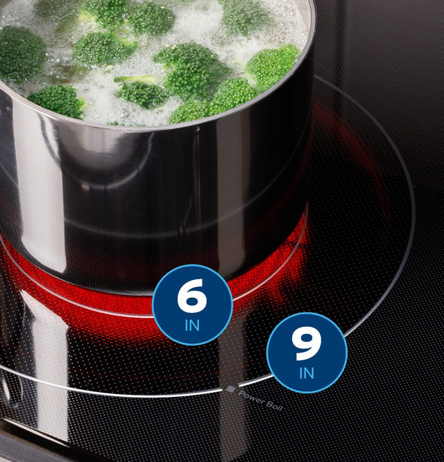 GE® 30" Slide-In Electric Range GRS500PVBB